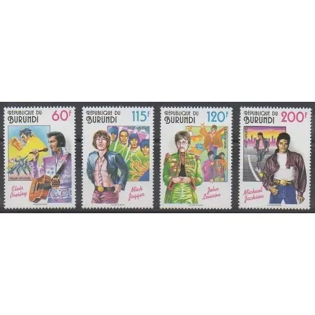Acheter En Ligne Burundi - 1994 - No 1011/1014 - Musique