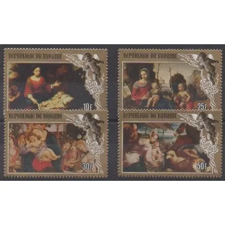 Offre Spéciale Burundi - 1985 - No 908/911 - Noël - Peinture
