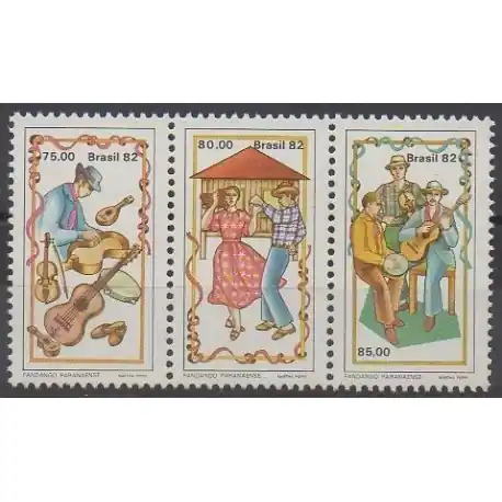 Brésil - 1982 - No 1561/1563 - Musique Gros Lot