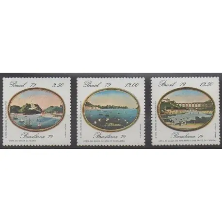 Livraison Mondiale Brésil - 1979 - No 1386/1388 - Sites