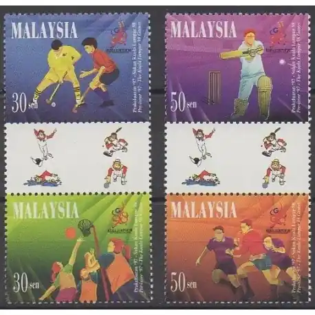 Malaisie - 1997 - No 652/655 - Sports divers En Vogue