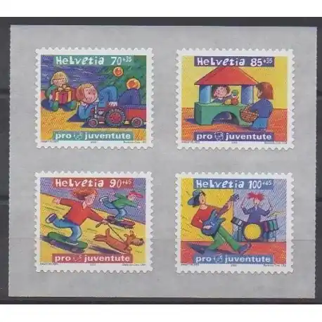Prix Réduit Suisse - 2003 - No 1778/1781 - Enfance