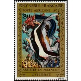 Timbre de collection Polynesie Francaise - Poste Arienne 101 Prix Réduit