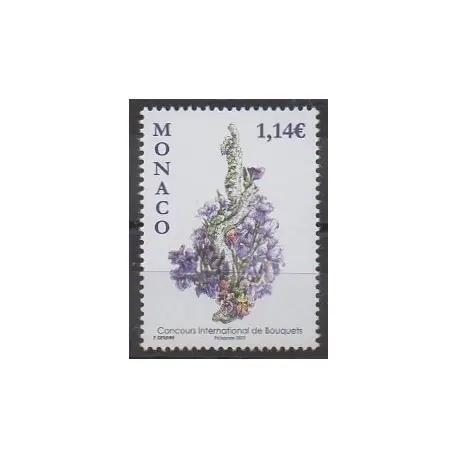 Monaco - 2022 - No 3334 - Fleurs Vente Flash
