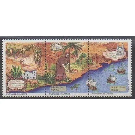 Brésil - 2007 - No 2973/2975 - Histoire Acheter En Ligne
