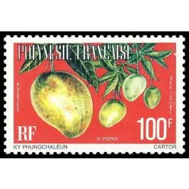 Timbre de collection Polynesie Francaise - Service 14B Prix Cassé