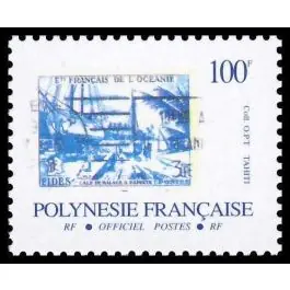 Timbre de collection Polynesie Francaise - Service 24 Commander Maintenant
