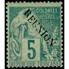 Timbre de collection Reunion - 020 Populaire