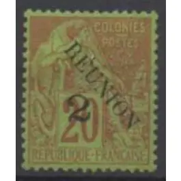 Timbre de collection Reunion - 031b Produit De Marque