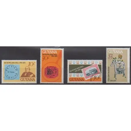 Meilleure Qualité Guyana - 1979 - No 542/545 - Timbres sur timbres