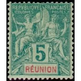 Remise Timbre de collection Reunion - 035