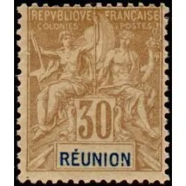 Édition Limitée Timbre de collection Reunion - 040