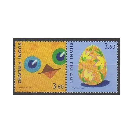Top Vente Finlande - 2001 - No 1527A - Pâques