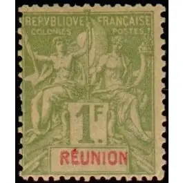 Quantité Limitée Timbre de collection Reunion - 044