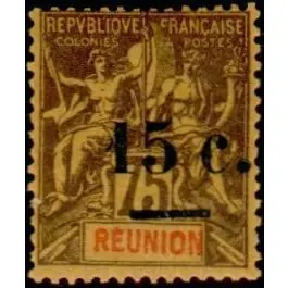 Paiement Sécurisé Timbre de collection Reunion - 054