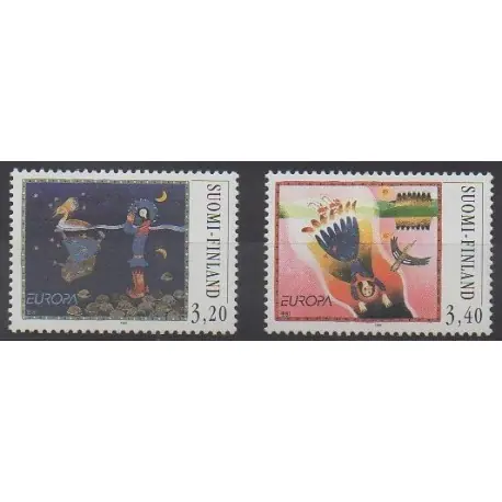 Bon Marché Finlande - 1997 - No 1346/1347 - Littérature - Europa