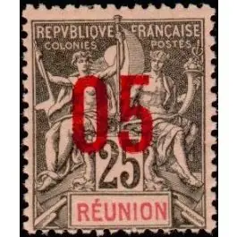 Commande En Gros Timbre de collection Reunion - 075