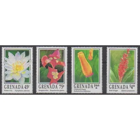 Offre Limitée Grenade - 1993 - No 2276/2279 - Fleurs