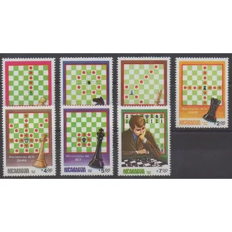 Must-Have Nicaragua - 1983 - No 1286/1289 - PA1033/PA1035 - Échecs