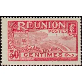 Retour Gratuit Timbre de collection Reunion - 089