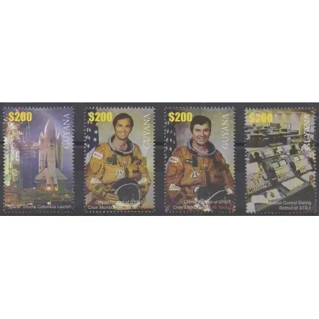 Produit De Marque Guyana - 2006 - No 5871/5874 - Espace