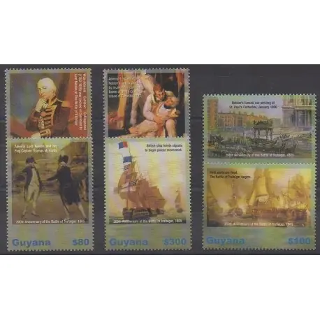 Guyana - 2005 - No 5820/5825 - Histoire militaire Édition Limitée