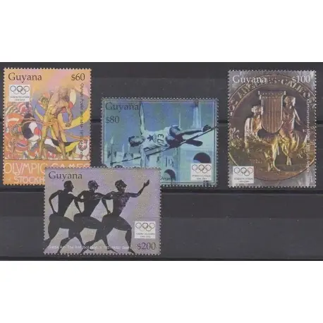 Guyana - 2004 - No 5745/5748 - Jeux Olympiques d'été Certifié