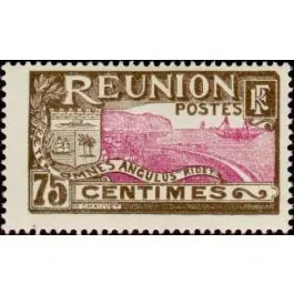 Certifié Timbre de collection Reunion - 113
