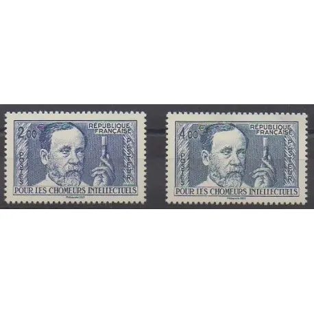 France - Poste - 2022 - No 5599/5600 - Sciences et Techniques - Louis Pasteur Promotion