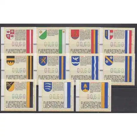 Liechtenstein - 1995 - No TD1/TD11 - Armoiries Satisfait Ou Remboursé