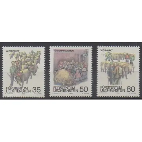 Prix Choc Liechtenstein - 1989 - No 912/914