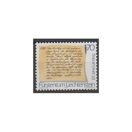 Liechtenstein - 1987 - No 870 - Histoire Livraison Mondiale