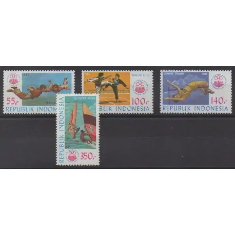 Prix Réduit Indonésie - 1985 - No 1065/1068 - Sports divers
