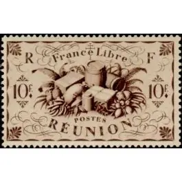 Timbre de collection Reunion - 245 Prix Cassé