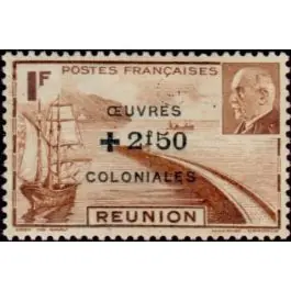 Livraison Gratuite Timbre de collection Reunion - 250