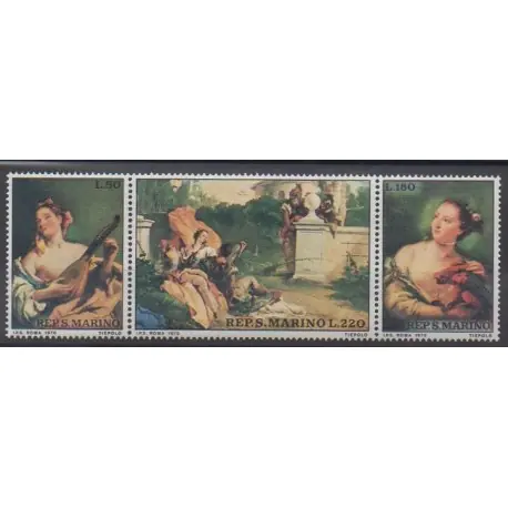 Promotion Saisonnière Saint-Marin - 1970 - No 766/768 - Peinture