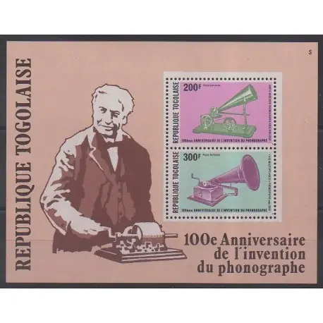 Togo - 1978 - No BF120 - Musique - Sciences et Techniques Nouvel Arrivage