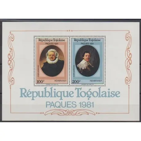 Offre Limitée Togo - 1981 - No BF148 - Pâques - Peinture