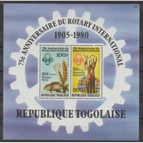 Offre Du Jour Togo - 1980 - No BF135 - Rotary ou Lions club