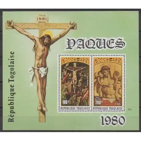 Togo - 1980 - No BF138 - Pâques - Peinture Quantité Limitée