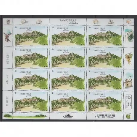 Jusqu’à Épuisement Des Stocks France - Feuillets de France - 2022 - No F70 - Sancerre - Sites