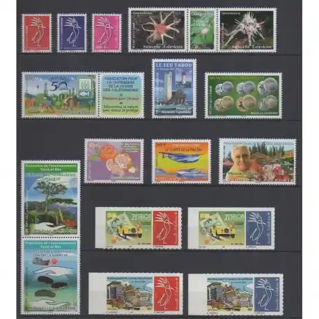 Prix Cassé Nouvelle-Calédonie - Année complète - 2021 - No 1403/1414