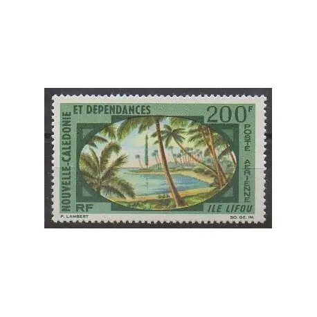 Promotion Nouvelle-Calédonie - Poste aérienne - 1967 - No PA97 - Sites