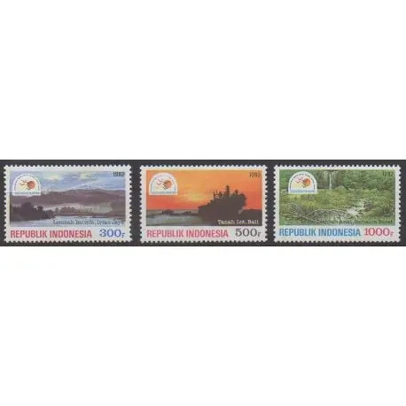 Indonésie - 1992 - No 1281/1283 - Tourisme Quantité Limitée
