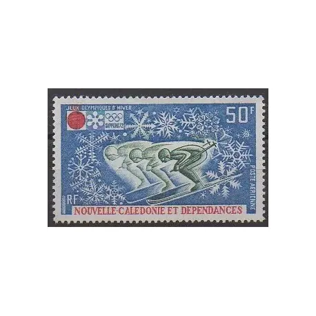 Nouvelle-Calédonie - Poste aérienne - 1972 - No PA126 - Jeux olympiques d'hiver Bon Marché