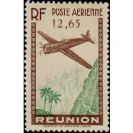 Timbre de collection Reunion - Poste Arienne 05 Marque