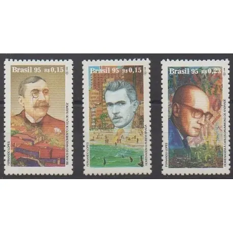Brésil - 1995 - No 2254/2256 - Littérature Promotion Saisonnière