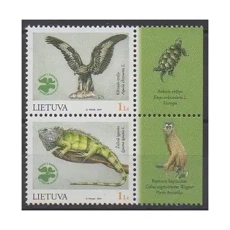 Quantité Limitée Lituanie - 2004 - No 743/744 - Animaux