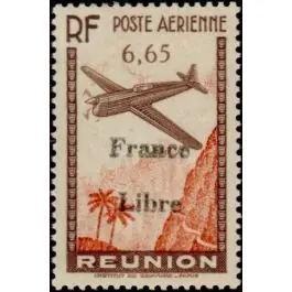 Timbre de collection Reunion - Poste Arienne 25 Prix Réduit