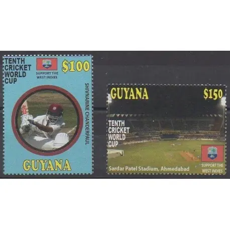 Prix Choc Guyana - 2011 - No 6128/6129 - Sports divers